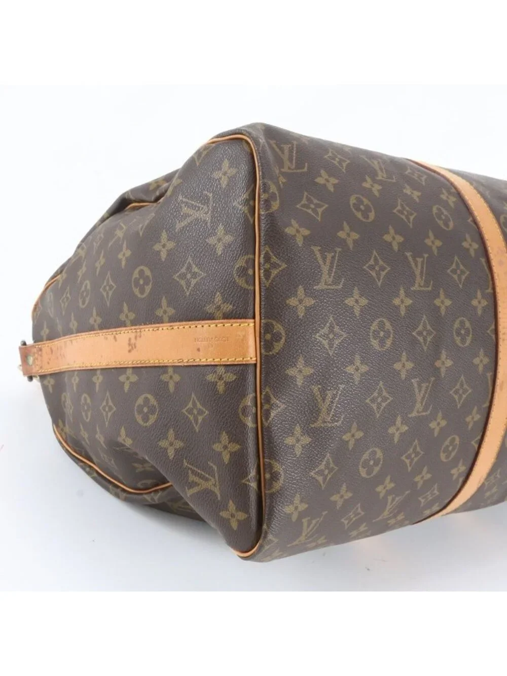 Louis Vuitton Monogram Keepall Bandouliere 55 Leather 2-Way Boston Bag Crossbody